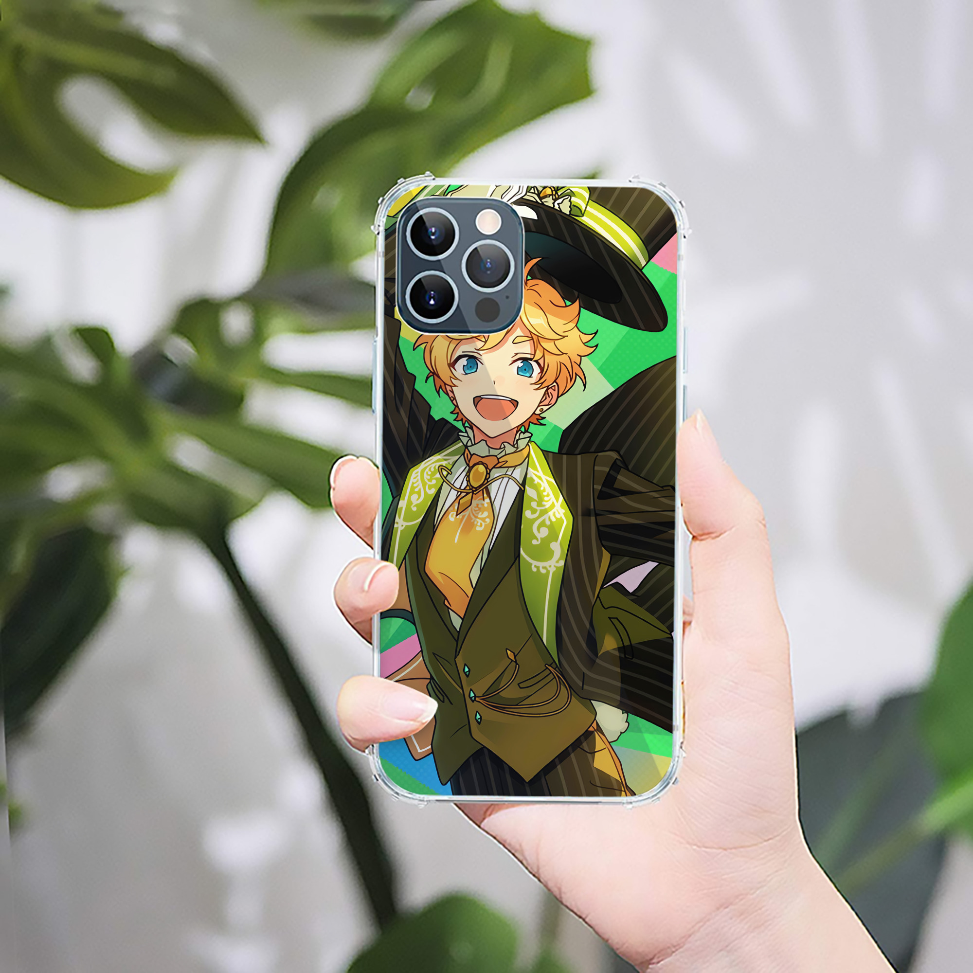 （画像用） あんさんぶるスターズ! Ensemble Stars 【iPhone 12シリーズ対応】透明スマホケース（クリアソフトケース）